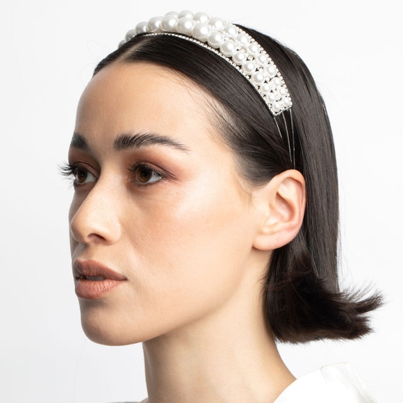 Lovisa 2 layer pearl headband - Picture 4 of 5
